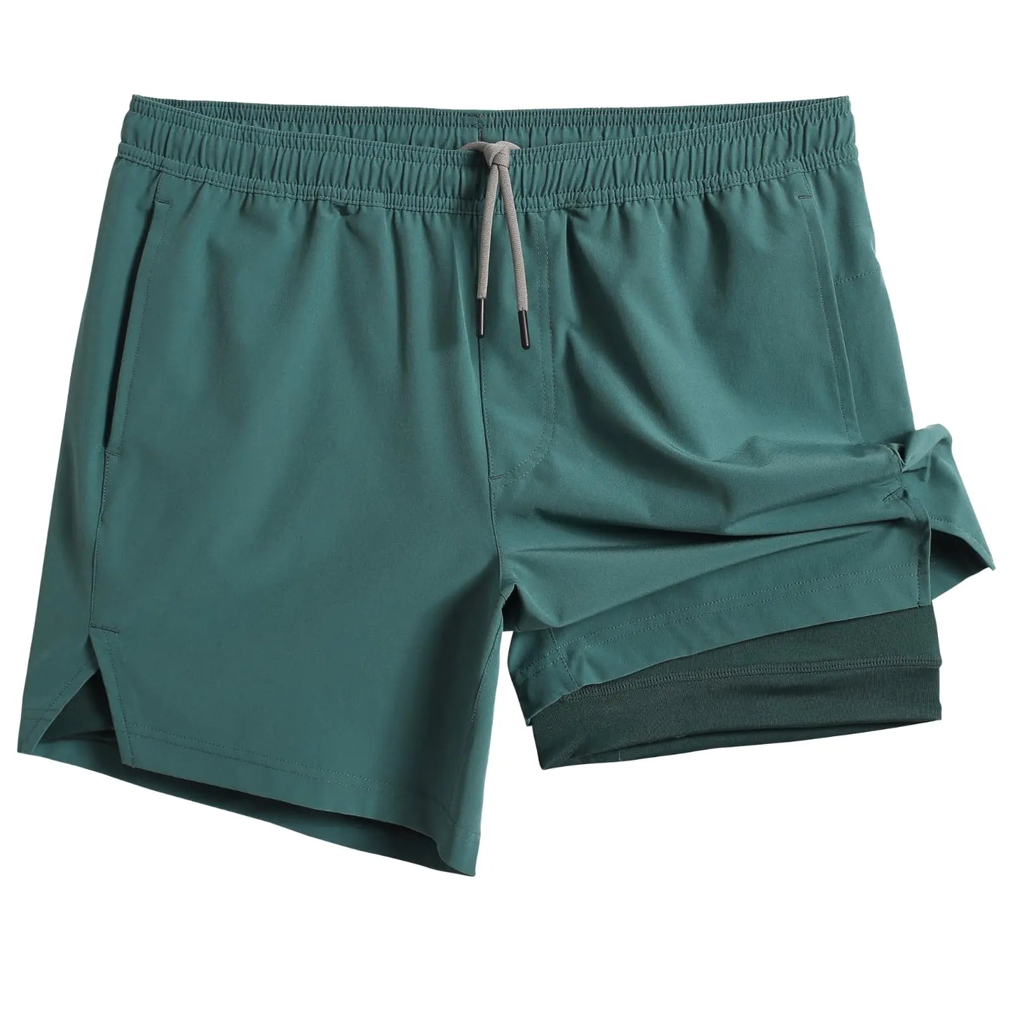 5" Quick Dry Athletic Shorts Medium Ivy Green